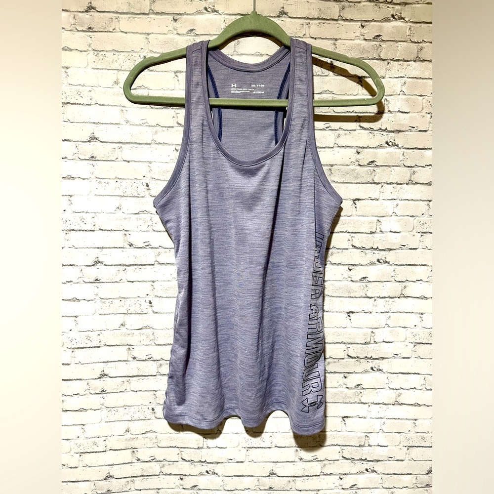 Under Armour Workout Tank Purple Small (S)